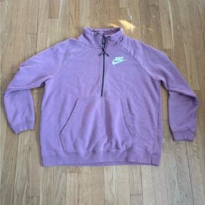 Nike Pink 1/2 Zip Sweatshirt